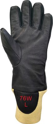 NFPA 1970 Firefighter Flame Resistant Gloves XXS - XXL Kangaroo skin with Kelvar wristlet