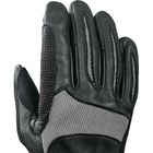 Hysafety Black Goatskin Rappel Gloves Tactical Rope Rescue Gloves