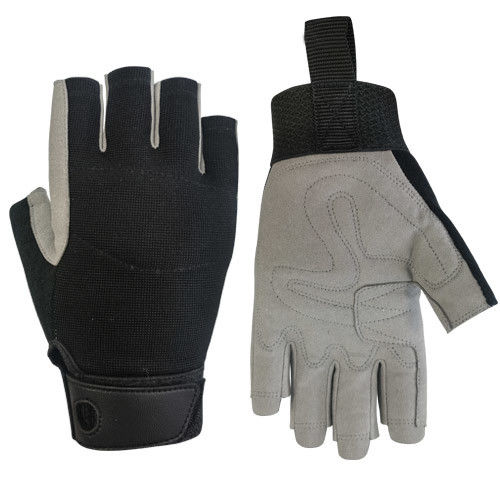 Hysafety XS-2XL Half Finger Hand Gloves , Outdoor Climbing Gloves
